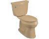 Kohler Cimarron K-3496-HE-33 Mexican Sand Comfort Height Elongated Toilet with Echosmart Technology