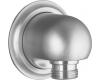 Kohler Forte K-355-G Brushed Chrome Wall-Mount Supply Elbow