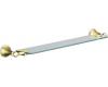 Kohler Finial Traditional K-365-PB Polished Brass 18" Glass Shelf