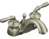 Kohler Devonshire K-393-4-BN Brushed Nickel 4" Centerset Bath Faucet with Lever Handles