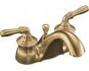 Kohler Devonshire K-393-4-BV Brushed Bronze 4" Centerset Bath Faucet with Lever Handles
