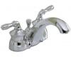 Kohler Devonshire K-393-4-CP Polished Chrome 4" Centerset Bath Faucet with Lever Handles
