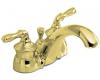 Kohler Devonshire K-393-4-PB Polished Brass 4" Centerset Bath Faucet with Lever Handles