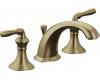 Kohler Devonshire K-394-4-BV Brushed Bronze 8-16" Widespread Bath Faucet with Lever Handles