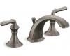 Kohler Devonshire K-394-4-BX Vibrant Brazen Bronze 8-16" Widespread Bath Faucet with Lever Handles