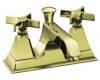 Kohler Memoirs Stately K-452-3S-AF French Gold 4" Centerset Bath Faucet with Stately Cross Handles