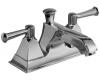 Kohler Memoirs Stately K-452-4S-CP Polished Chrome 4" Centerset Bath Faucet with Stately Lever Handles