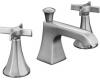 Kohler Memoirs Classic K-454-3C-G Brushed Chrome 8-16" Widespread Bath Faucet with Cross Handles
