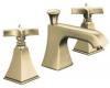 Kohler Memoirs Stately K-454-3S-BN Brushed Nickel 8-16" Widespread Bath Faucet with Stately Cross Handles