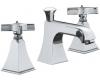 Kohler Memoirs Stately K-454-3S-CP Polished Chrome 8-16" Widespread Bath Faucet with Stately Cross Handles