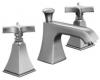 Kohler Memoirs Stately K-454-3S-G Brushed Chrome 8-16" Widespread Bath Faucet with Stately Cross Handles