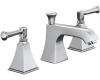Kohler Memoirs Stately K-454-4S-RN Hammered Nickel 8-16" Widespread Bath Faucet with Stately Lever Handles
