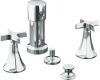 Kohler Memoirs Classic K-470-3C-CP Polished Chrome Bidet Faucet with Cross Handles