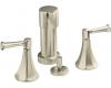 Kohler Memoirs Classic K-470-4C-BN Brushed Nickel Bidet Faucet with Lever Handles