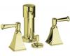 Kohler Memoirs Stately K-470-4S-AF French Gold Bidet Faucet with Stately Lever Handles