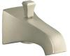 Kohler Memoirs Stately K-496-V-BN Brushed Nickel Wall Mount Non-Diverter Bath Spout