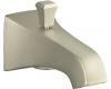 Kohler Memoirs Stately K-496-V-RN Hammered Nickel Wall Mount Non-Diverter Bath Spout