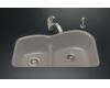 Kohler Woodfield K-5839-5U-K4 Cashmere Smart Divide Undercounter Kitchen Sink