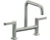 Kohler Torq K-6125-4-VS Vibrant Stainless Deck Mount Two Handle Kitchen Faucet