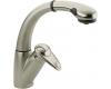 Kohler Avatar K-6350-B4 Brushed Nickel Pull-Out Kitchen Faucet with Polished Nickel Accents