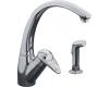 Kohler Avatar K-6356-CP Polished Chrome Single Control Kitchen Faucet with Side Spray