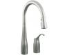 Kohler Simplice K-647-VS Vibrant Stainless Pull-Out Kitchen Faucet