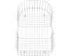 Kohler Marsala K-6522-0 White Coated Wire Rinse Basket