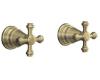 Kohler IV Georges Brass K-6805-3-BN Brushed Nickel Cross Handles