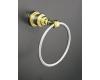 Kohler IV Georges Brass K-6817-B-PB Brushed Nickel Towel Ring with Polished Brass Accents