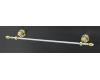 Kohler IV Georges Brass K-6826-C-7 Polished Nickel 24" Towel Bar with Satin Black Accents