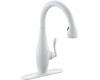 Kohler K-692-0 Clairette White Pullout Faucet