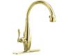 Kohler K-692-PB Clairette Vibrant Polished Brass Pullout Faucet