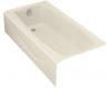 Kohler Villager K-715-47 Almond Bath Tub with Left-Hand Drain