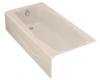 Kohler Villager K-715-55 Innocent Blush Bath Tub with Left-Hand Drain