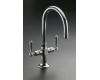 Kohler HiRise K-7342-4-S Buffed Stainless Two Handle Kitchen Faucet