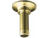 Kohler K-7396-PB Polished Brass 3" Ceiling-Mount Shower Arm