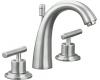 Kohler Taboret K-8215-4-G3 Polished Chrome/Polished Brass 8-16" Widespread Bath Faucet with Lever Handles