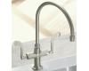 Kohler Essex K-8762-VS Vibrant Stainless Two Wristblade Handle Kitchen Faucet