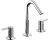 Kohler Stillness K-942-4-CP Polished Chrome 8-16" Widespread Bath Faucet with Lever Handles