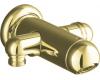 Kohler MasterShower K-9511-PB Polished Brass Shower Arm With Diverter