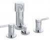 Kohler Stillness K-960-4-BN Brushed Nickel Bidet Faucet with Lever Handles