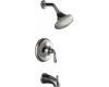 Kohler Forte K-T10274-4A-AF French Gold Rite-Temp Pressure Balancing Tub & Shower Trim with Lever Handles