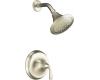 Kohler Forte K-T10276-4-BN Brushed Nickel Rite-Temp Pressure Balancing Shower Trim with Lever Handles