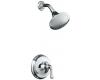 Kohler Forte K-T10276-4A-CP Polished Chrome Rite-Temp Pressure Balancing Shower Trim with Lever Handles