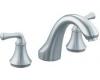 Kohler Forte K-T10278-4A-G Brushed Chrome Roman Tub Faucet Trim with Lever Handles