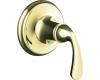 Kohler Forte K-T10290-4-AF French Gold Transfer Valve Trim with Lever Handle