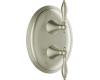 Kohler Finial Traditional K-T10302-4M-BN Brushed Nickel Stacked Thermostatic Valve Trim with Lever Handles