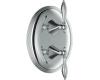 Kohler Finial Traditional K-T10302-4M-BV Brushed Bronze Stacked Thermostatic Valve Trim with Lever Handles