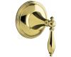 Kohler Finial Traditional K-T10303-4M-PB Polished Brass Volume Control Valve Trim with Lever Handles