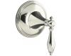 Kohler Finial Traditional K-T10304-4M-SN Polished Nickel Transfer Valve Trim with Lever Handles